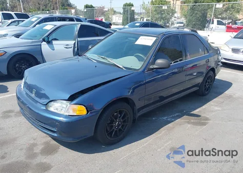 1994 Honda Civic Lx из США, поврежденный, VIN JHMEG8658RS002355